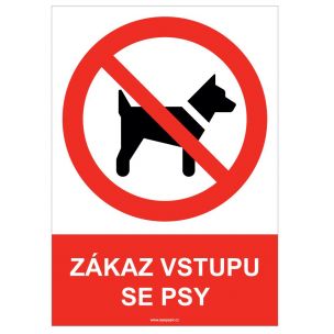 Tab.Zakaz vstupu se psy